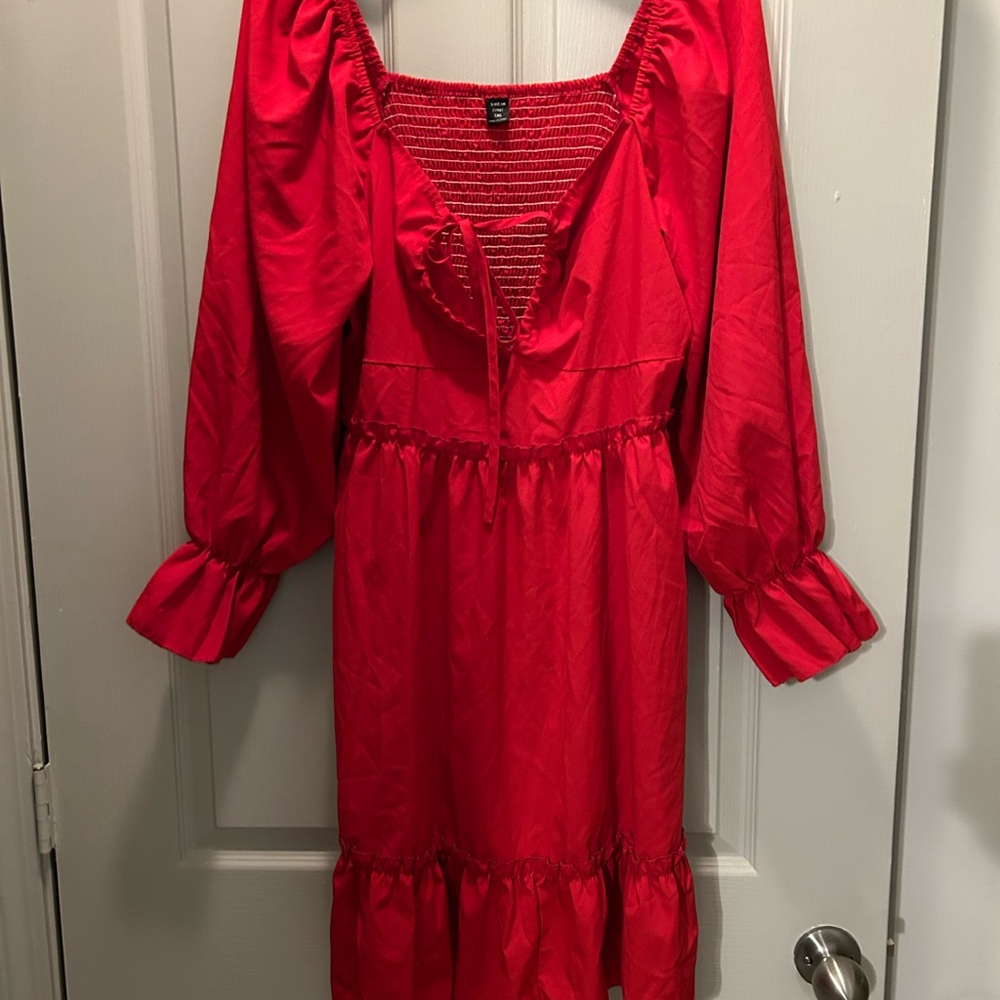 Spring/Summer Red Dress - Picture 3 of 5